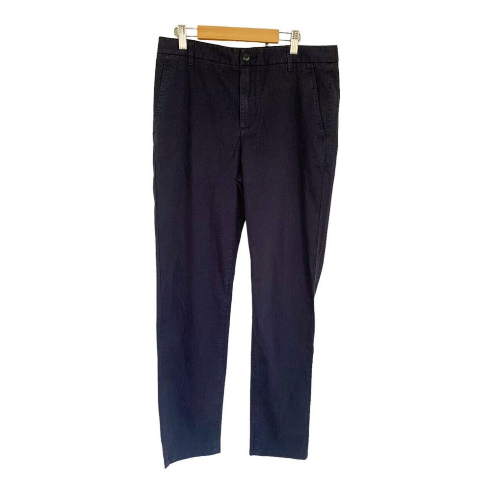 Everlane Navy Blue Stretch Straight Chino Pants Mens 31 x32 Cotton Blend NWOT